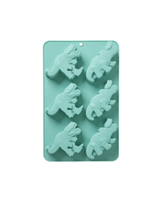 Rice Siliconen Bakvorm Dinos - Mint