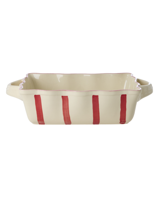Rice Ovenschaal Medium - Rode Strepen