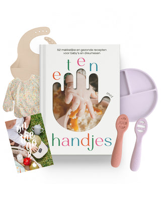Eten met handjes Starterset - Lavendel