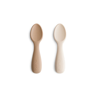 Mushie Kinderlepels Starter Natural/Shifting sand