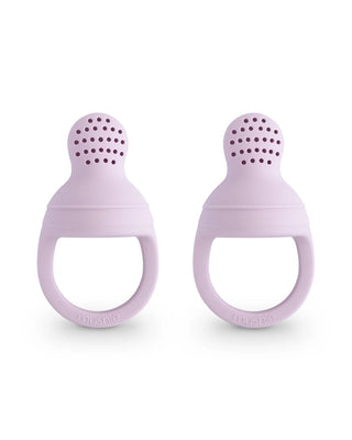 Mushie Fruitspeen 2-Pack Soft Lilac