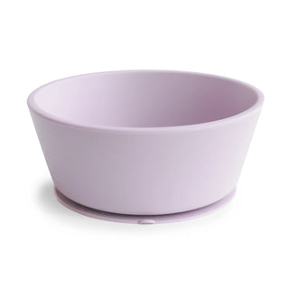 Mushie Siliconen Kom Met Zuignap Soft Lilac