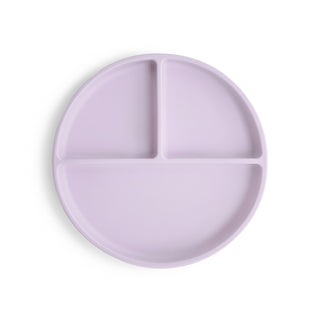 Mushie Vakjes Bord Met Zuignap Soft Lilac