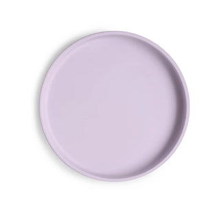 Mushie Siliconen Bord Met Zuignap Soft Lilac