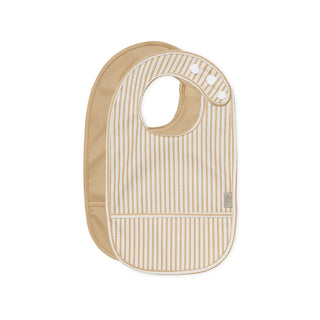Cam Cam Slabbetje 2-Pack Stripes Camel