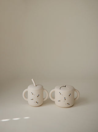 Mushie Drinkbeker Met Rietje - Bijen